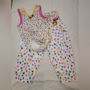 Vintage Kids 1980s Leotard And Baggie Set Sz 3t